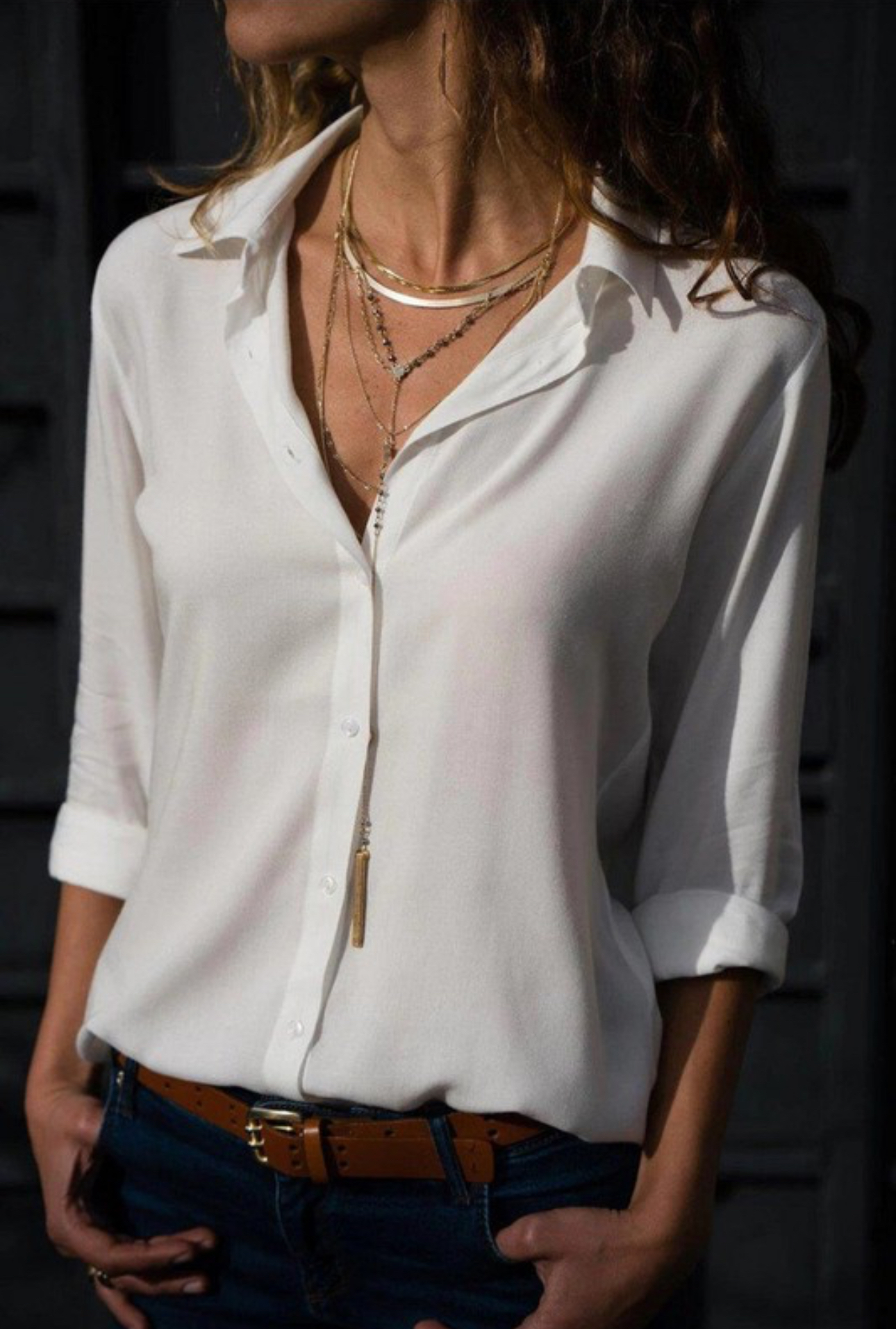 Bonetta Button Blouse